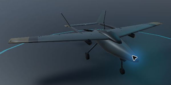 F02 Twin Boom Pusher 實際模型預覽